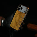 Premium Gold Mirror Case for iPhone 17 Series | Printed Design Cover