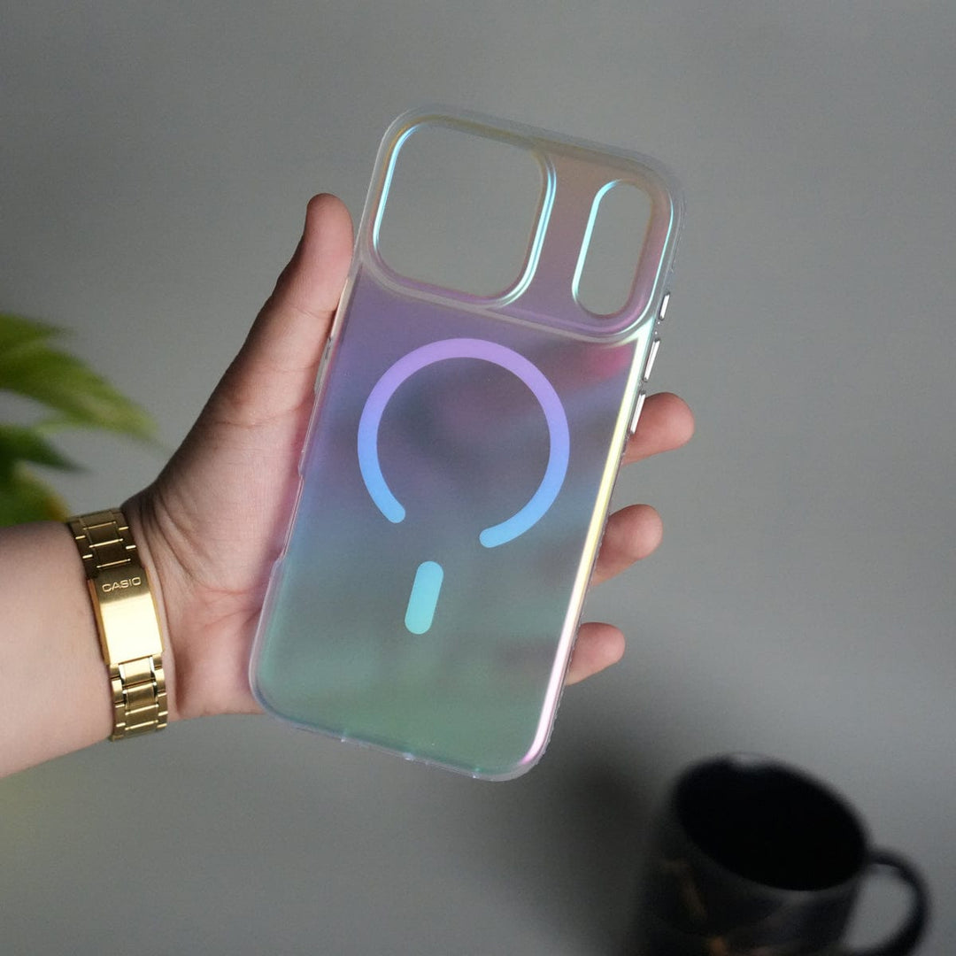 FRATO iPhone 17 Series 17 Pro Max / Dual Color Frosted iPhone 17 Series Holography Sparkly Shiny Case Magsafe Cover