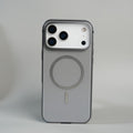 iPhone 17 Series Premium Glass Back MagSafe Case with Aluminium Side Bumper