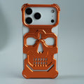 iPhone 17 Series Aluminium Skull Frame Protective Case Cover