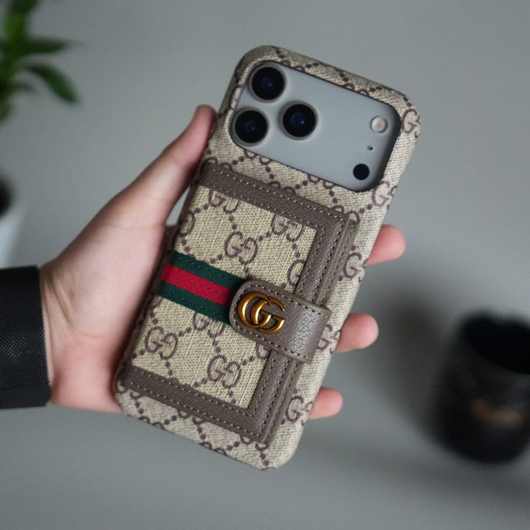 FRATO iPhone 17 Series 17 Pro Max iPhone 17 Series Luxury Brand GG Wallet Case Cover