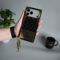 iPhone 17 Series Luxury Branded Trunk Case Cover With Chain