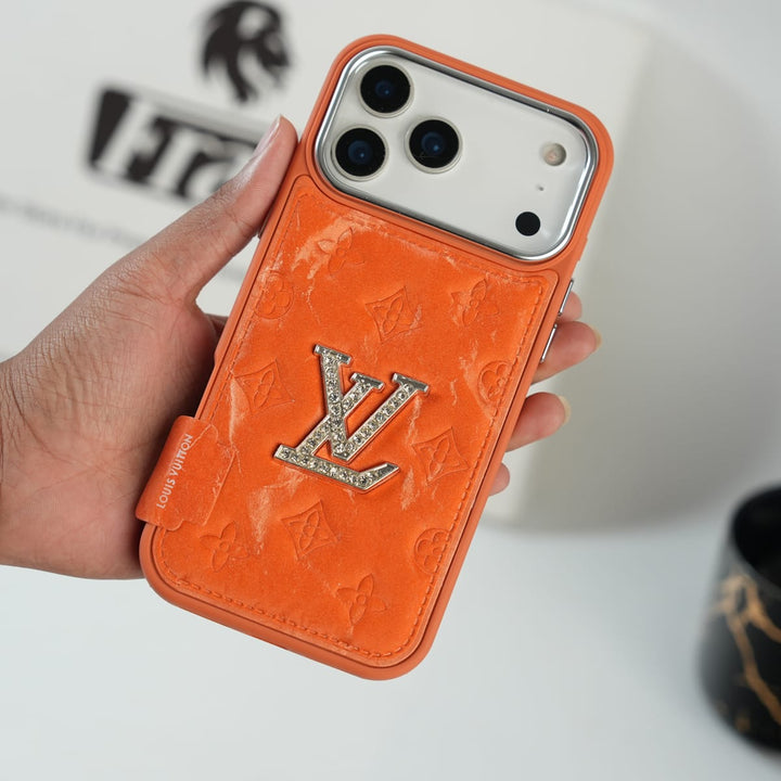 FRATO iPhone 17 Series 17 Pro Max iPhone 17 Series Luxury Velvet Feel Monogram Case | Premium Designer Protective Cover