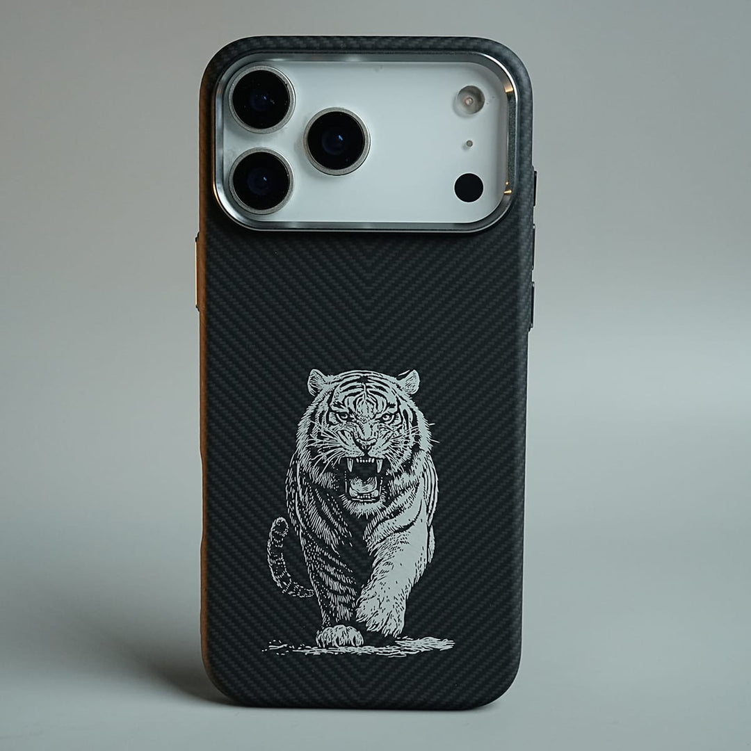 FRATO iPhone 17 Series 17 Pro Max iPhone 17 Series Premium Aramid Fiber Tiger Magnetic Case