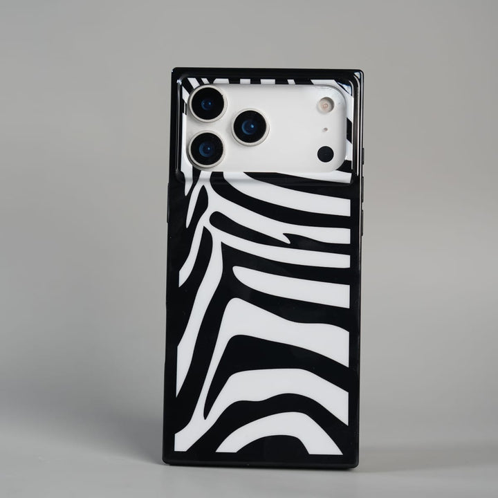 FRATO iPhone 17 Series 17 Pro Max iPhone 17 Series Premium Zebra Print Glossy Silicone Cover
