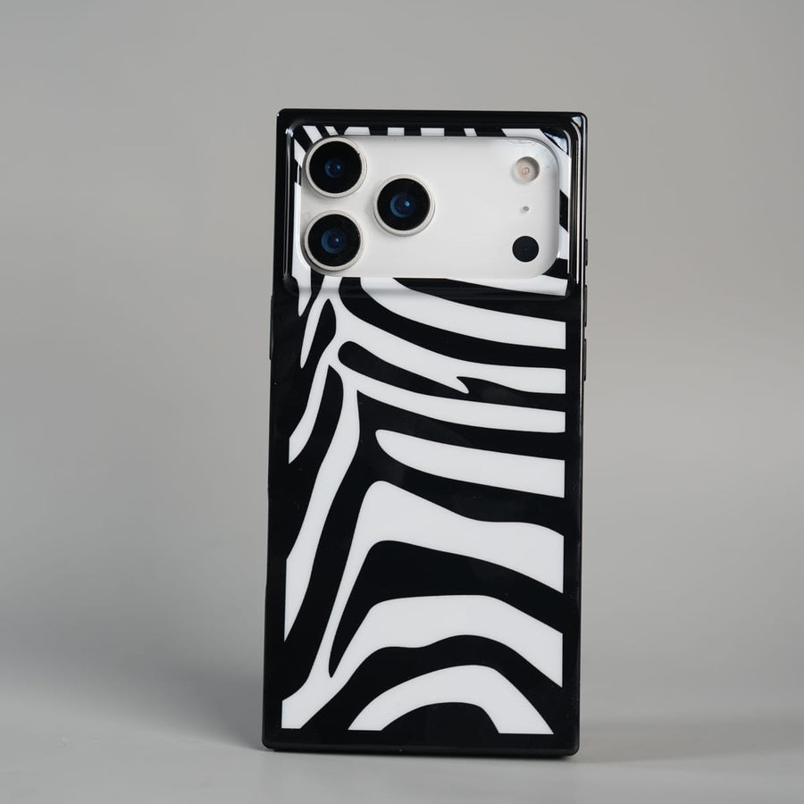 FRATO iPhone 17 Series 17 Pro Max iPhone 17 Series Premium Zebra Print Glossy Silicone Cover