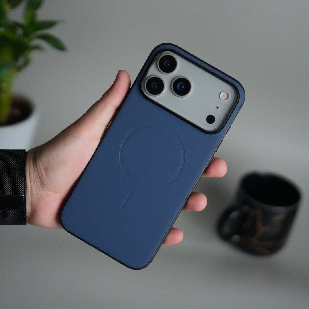 FRATO iPhone 17 Series 17 Pro Max / Navy Blue iPhone Series Magnetic Case | Soft-Touch Shockproof Slim Cover with MagSafe Ring