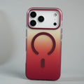 iPhone 17 Series Blush Pink Gradient MagSafe Compatible Clear Case