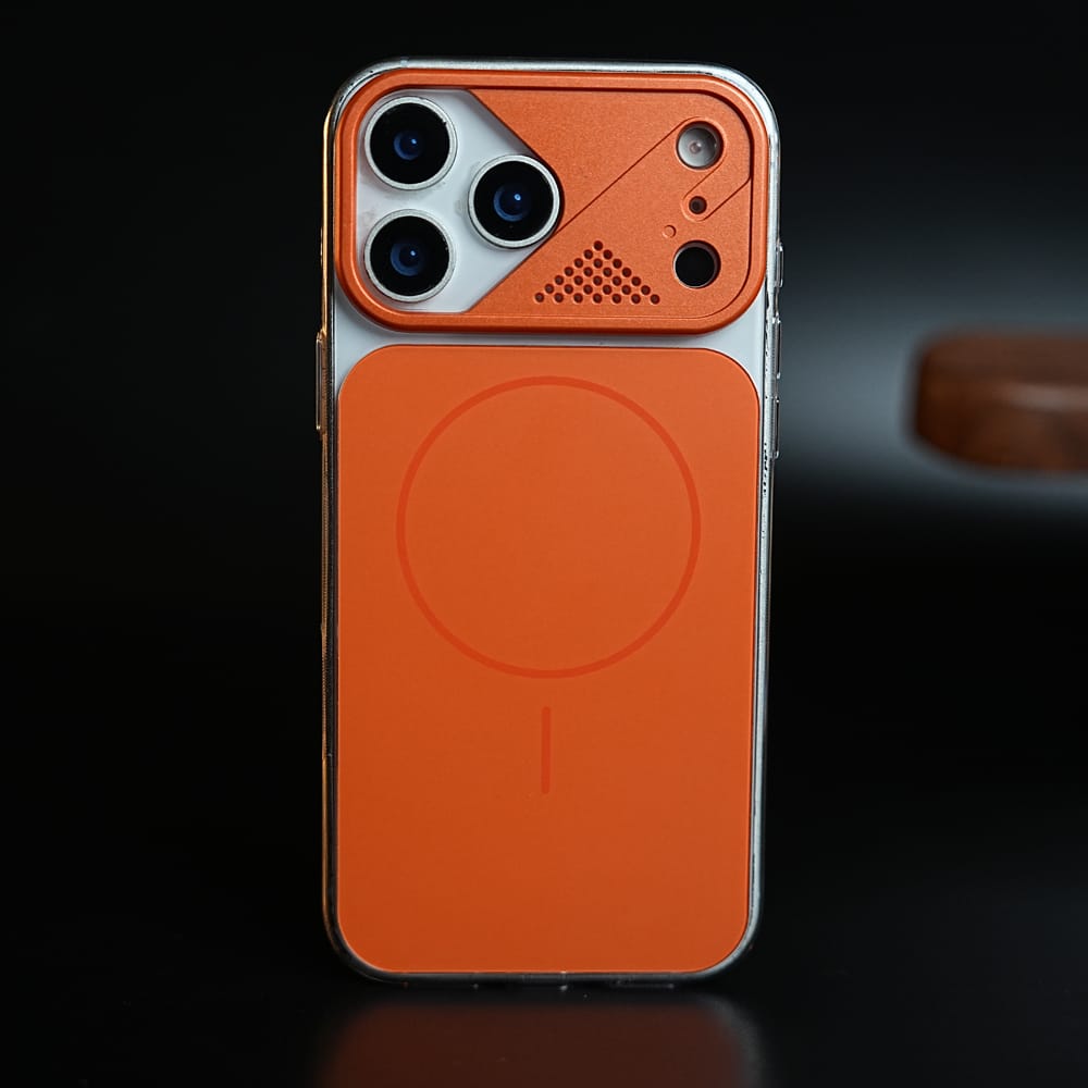 FRATO iPhone 17 Series 17 Pro Max / Orange CrystalMag Pro Magnetic Case for iPhone