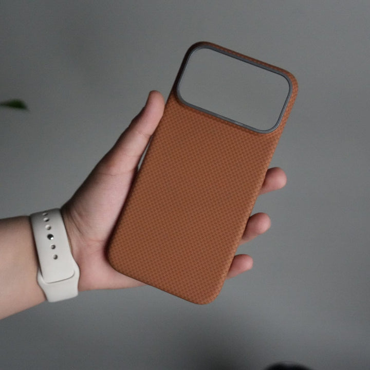 FRATO iPhone 17 Series 17 Pro Max / Orange iPhone 17 Series Ultra-Thin MagSafe Case | Lightweight Textured Grip Back Cover