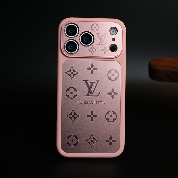 FRATO iPhone 17 Series 17 Pro Max / Pink iPhone 17 Series Premium Monogram Protective Case with Raised Camera Bezel &amp; Slim Fit