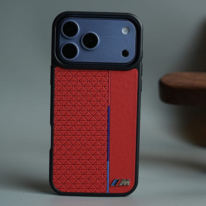 FRATO iPhone 17 Series 17 Pro Max / Red Performance Sports Car Logo dual Shade Design Case for iPhone 17 Series