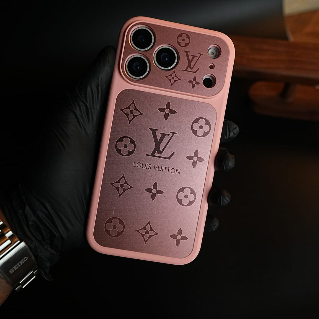 FRATO iPhone 17 Series 17 Pro / Pink iPhone 17 Series Premium Monogram Protective Case with Raised Camera Bezel &amp; Slim Fit