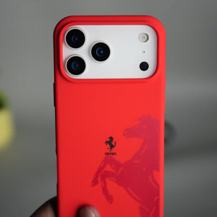 FRATO iPhone 17 Series 17 Pro / Red iPhone 17 Series FR V8 Series Design Silicone Protective Case Cover