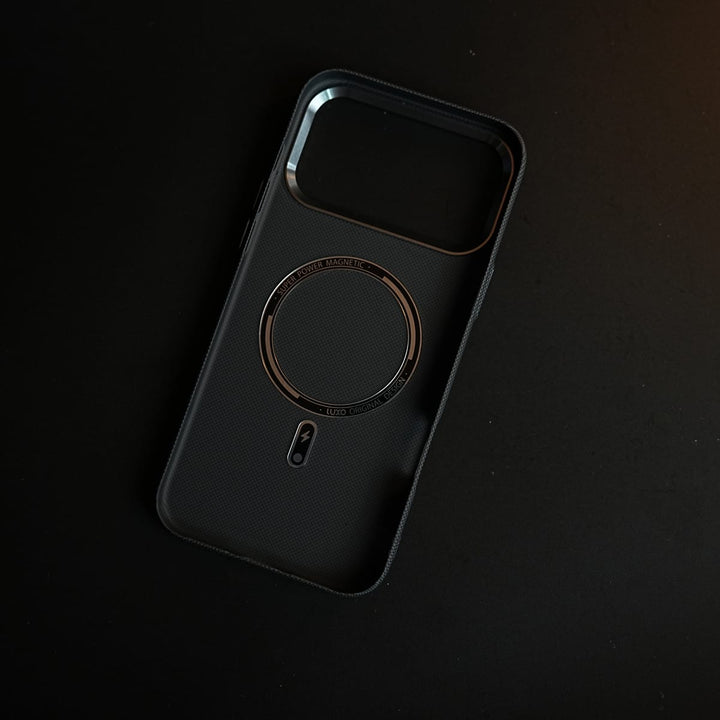 FRATO iPhone 17 Series Aramid Design Hard Pc Case for iPhone 17 Pro Max | MagSafe Cover | Horse