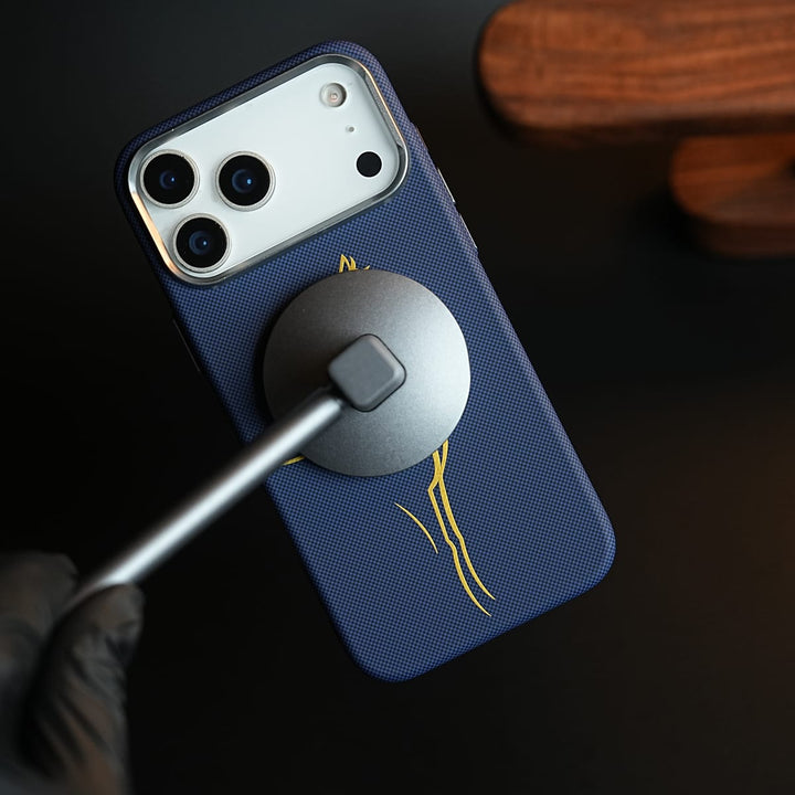 FRATO iPhone 17 Series Aramid Design Hard Pc Case for iPhone 17 Pro Max | MagSafe Cover | Horse
