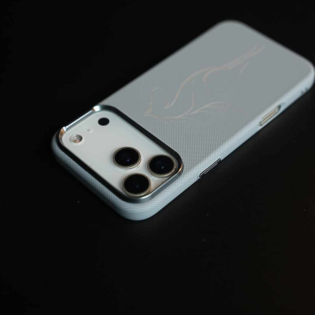 FRATO iPhone 17 Series Aramid Design Hard Pc Case for iPhone 17 Pro Max | MagSafe Cover | Horse