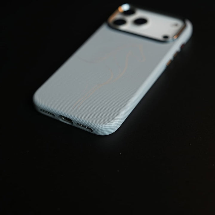 FRATO iPhone 17 Series Aramid Design Hard Pc Case for iPhone 17 Pro Max | MagSafe Cover | Horse
