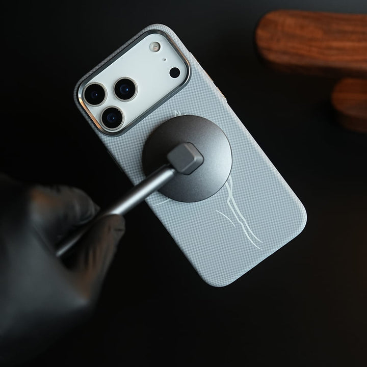 FRATO iPhone 17 Series Aramid Design Hard Pc Case for iPhone 17 Pro Max | MagSafe Cover | Horse