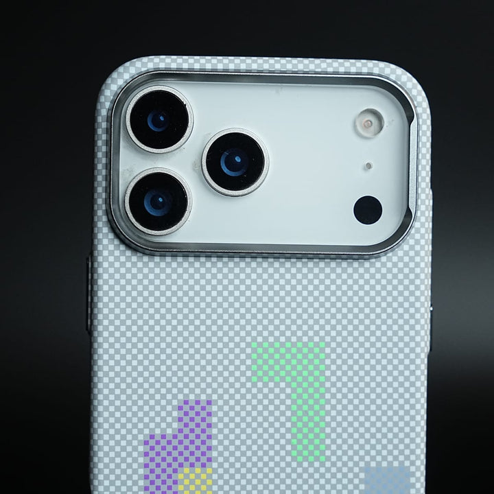 FRATO iPhone 17 Series Aramid Design Hard Pc Case for iPhone 17 Series | Magnetic Ring Cover | Brick Design