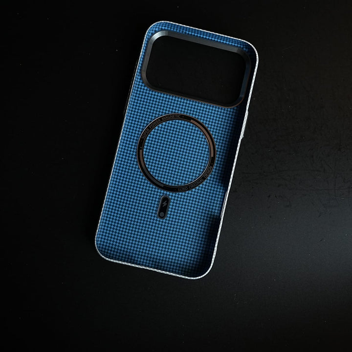 FRATO iPhone 17 Series Aramid Design Hard Pc Case for iPhone 17 Series | Magnetic Ring Cover | Brick Design