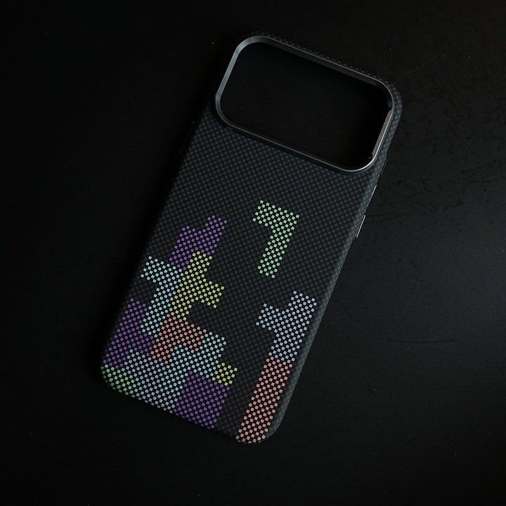 FRATO iPhone 17 Series Aramid Design Hard Pc Case for iPhone 17 Series | Magnetic Ring Cover | Brick Design