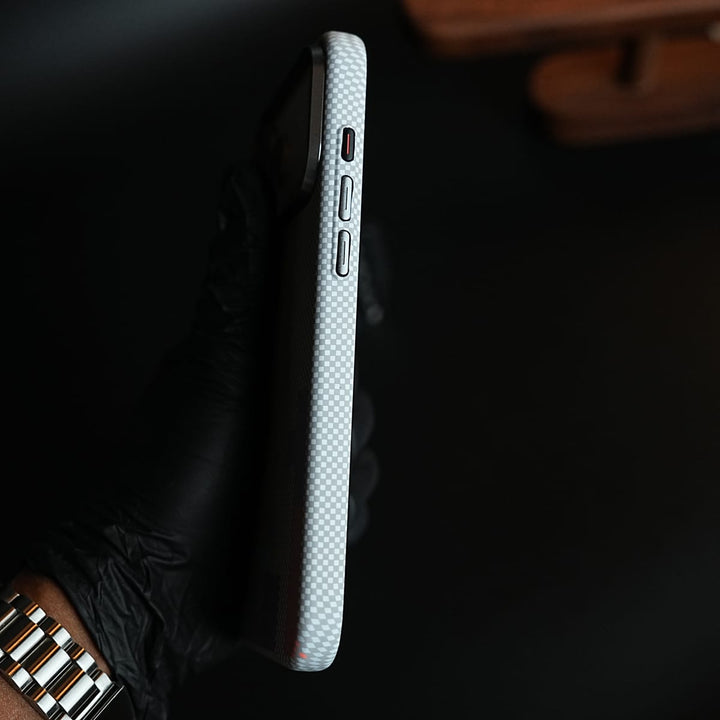 FRATO iPhone 17 Series Aramid Design Hard Pc Case for iPhone 17 Series | Magnetic Ring Cover | Brick Design
