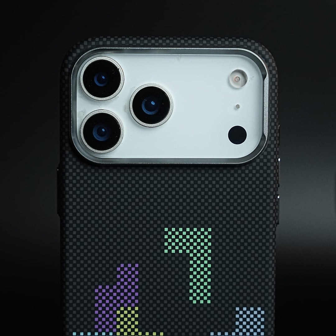 FRATO iPhone 17 Series Aramid Design Hard Pc Case for iPhone 17 Series | Magnetic Ring Cover | Brick Design