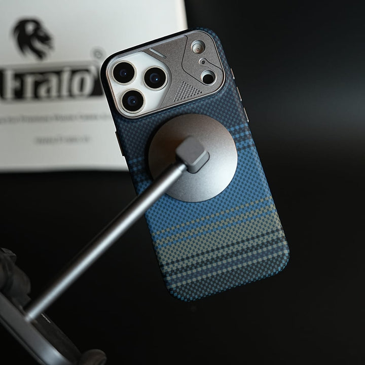 FRATO iPhone 17 Series Armid Designer MagSafe Case for 17 Pro Max with Metal Camera Protection