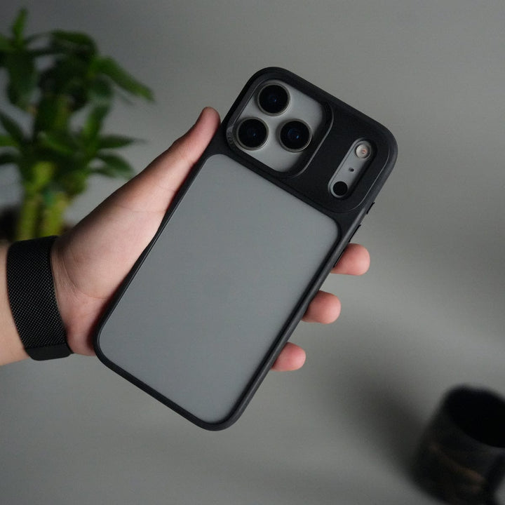 FRATO iPhone 17 Series Black iPhone 17 Pro Max Dual Camera Protection Case | Shockproof Hybrid Back Cover