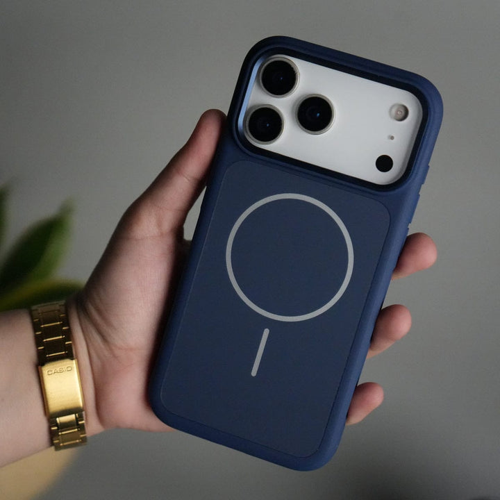 FRATO iPhone 17 Series Blue iPhone 17 Pro Max MagSafe Silicone Case Slim Matte Shockproof Cover with Camera Protection