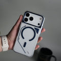 iPhone 17 Pro Max TechLine Transparent MagSafe Case with Metal Camera Bump Back Cover