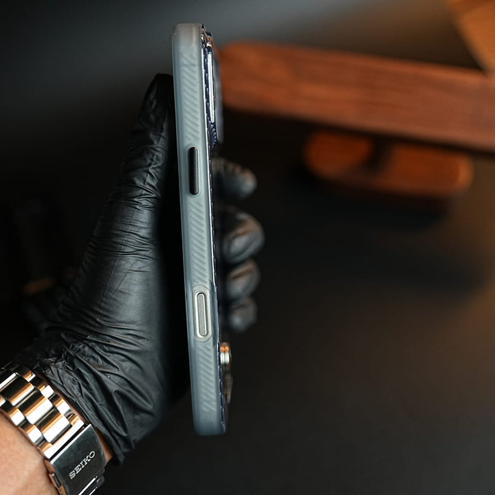 FRATO iPhone 17 Series Carbon Fiber Texture Case for iPhone 17 Pro Max | Luxury Automotive Style Cover