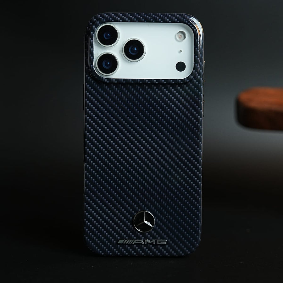FRATO iPhone 17 Series Carbon Fiber Texture Case for iPhone 17 Pro Max | Luxury Automotive Style Cover
