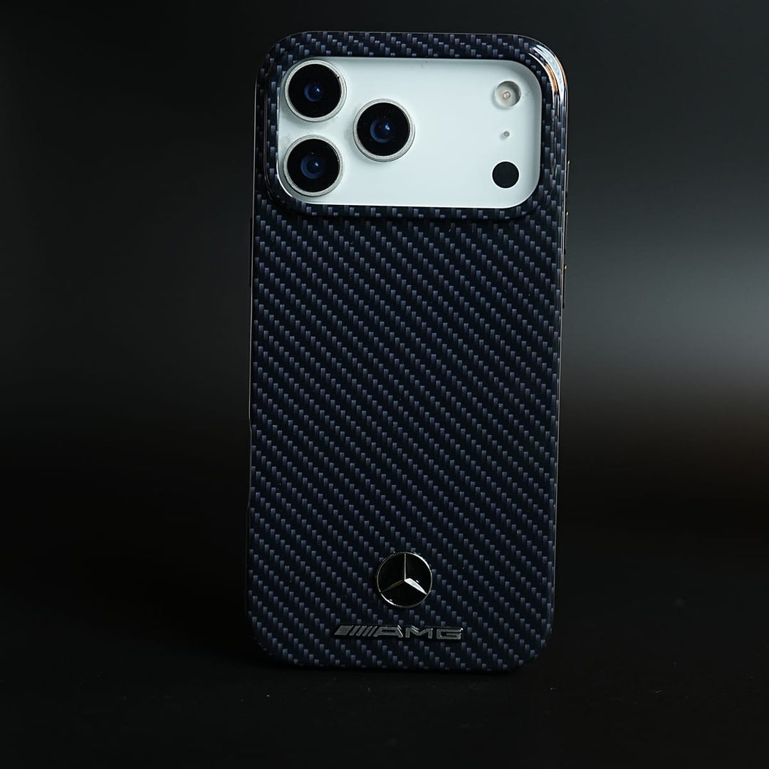 FRATO iPhone 17 Series Carbon Fiber Texture Case for iPhone 17 Pro Max | Luxury Automotive Style Cover