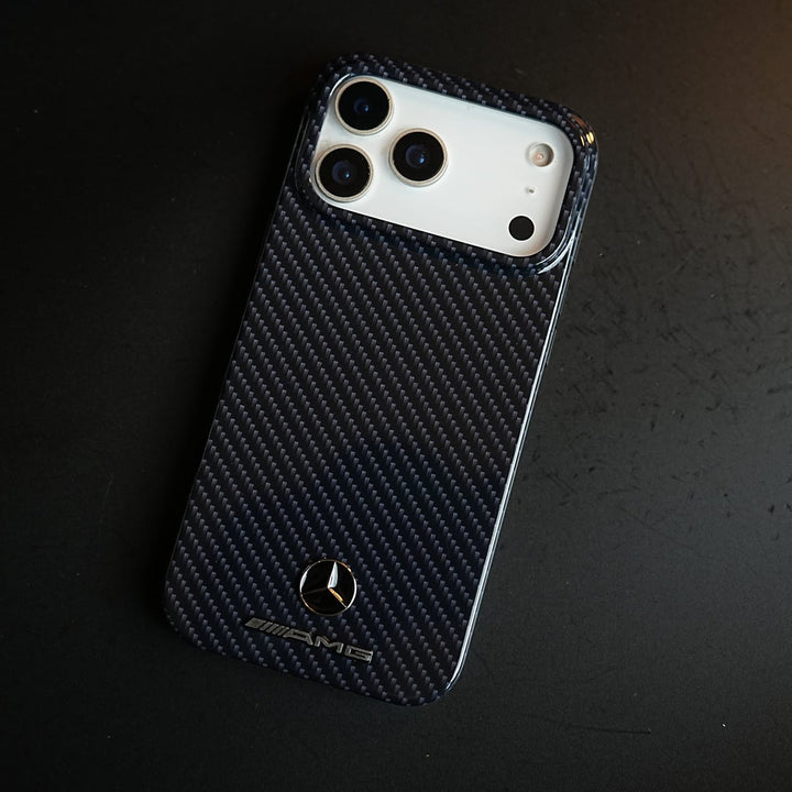 FRATO iPhone 17 Series Carbon Fiber Texture Case for iPhone 17 Pro Max | Luxury Automotive Style Cover