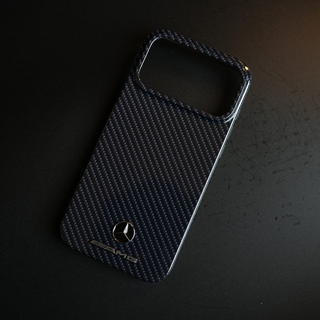 FRATO iPhone 17 Series Carbon Fiber Texture Case for iPhone 17 Pro Max | Luxury Automotive Style Cover