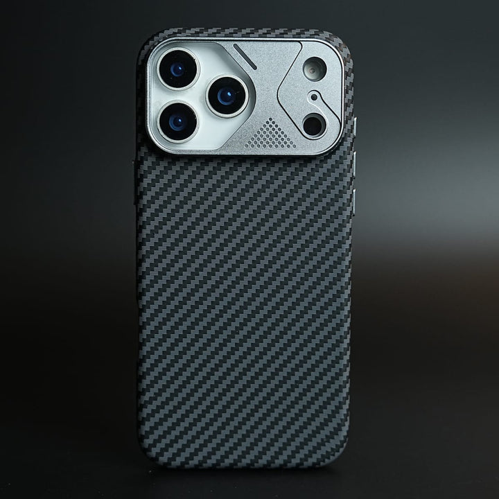 FRATO iPhone 17 Series Carbon Weave Armid Designer MagSafe Case for 17 Pro Max with Metal Camera Protection