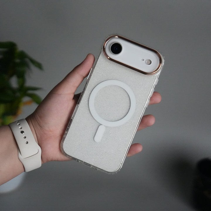 FRATO iPhone 17 Series Clear iPhone 17 Air Hard Crystal Transparent MagSafe Case | Anti-Yellow Clear Back Cover with Metal Camera Bump