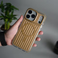 iPhone 17 Pro Max MagSafe Suitcase Design Case | Shockproof Ribbed Texture Back Cover