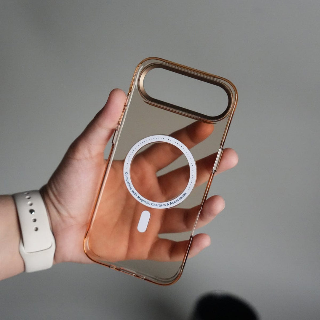 FRATO iPhone 17 Series Desert iPhone 17 Air Luxury Diamond MagSafe Case | Crystal Clear Back Cover with Rhinestone Metal Camera Guard