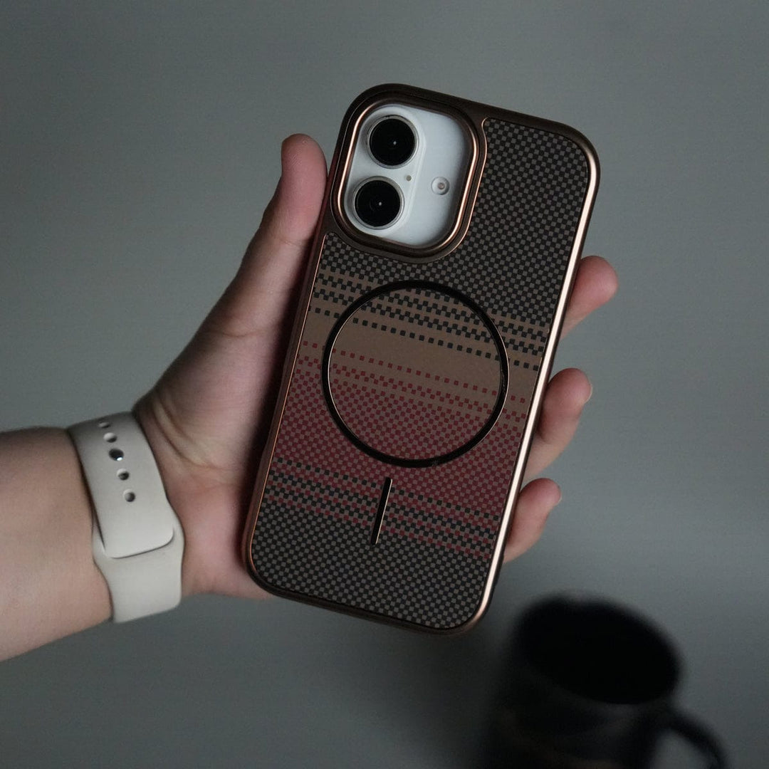 FRATO iPhone 17 Series Desert iPhone 17 Carbon Design Mag Ring Case Slim Protective Cover