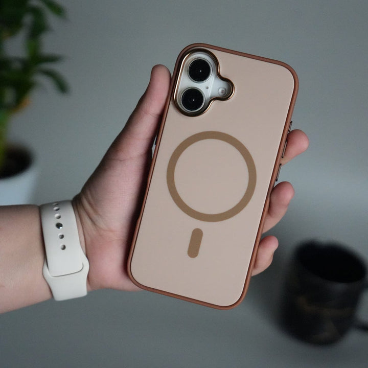 FRATO iPhone 17 Series Desert iPhone 17 Matte MagSafe Case | Electroplated Camera Frame | Shockproof Back Cover