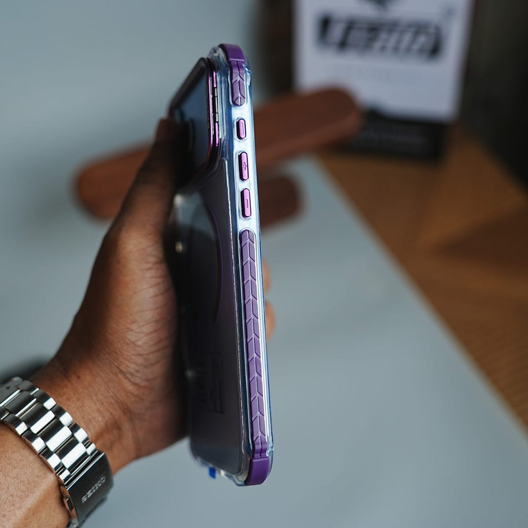 FRATO iPhone 17 Series Foldable Camera Frame Stand Case for 17 Series | Magnetic Transparent Protective Cover