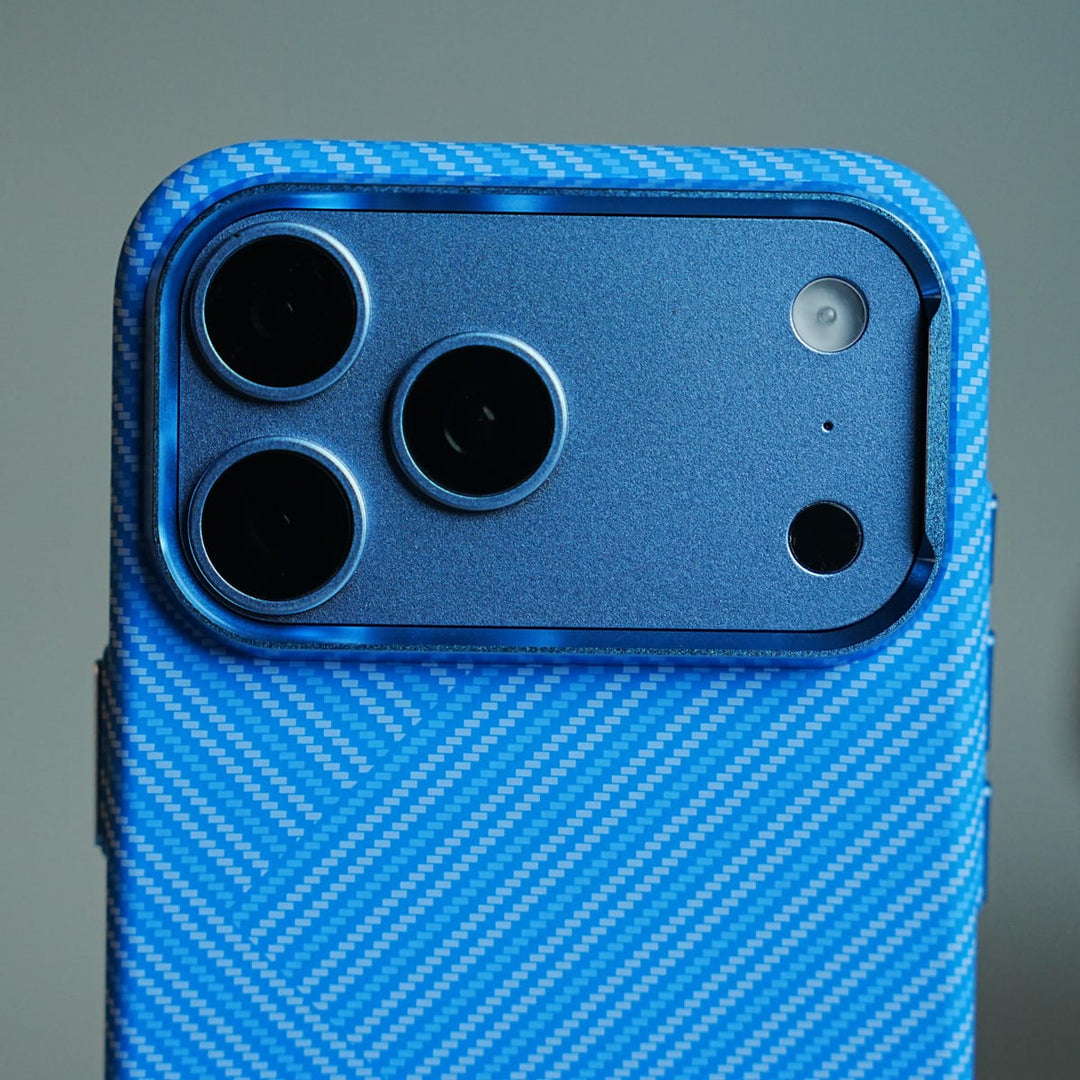FRATO iPhone 17 Series Geometric Fiber Texture Magnetic Case for iPhone 17 Series | Raised Camera Protective Cover