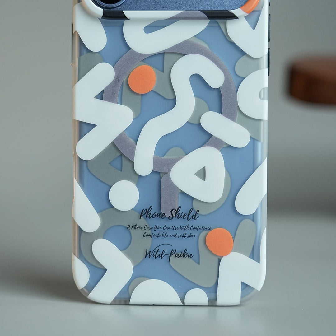 FRATO iPhone 17 Series Geometric Graffiti Case for iPhone 17 Series | Shockproof Magnetic Cover