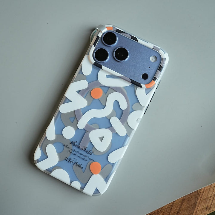 FRATO iPhone 17 Series Geometric Graffiti Case for iPhone 17 Series | Shockproof Magnetic Cover