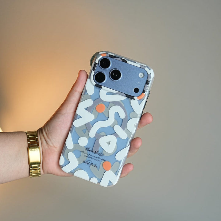 FRATO iPhone 17 Series Geometric Graffiti Case for iPhone 17 Series | Shockproof Magnetic Cover