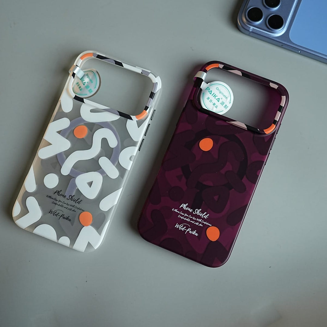 FRATO iPhone 17 Series Geometric Graffiti Case for iPhone 17 Series | Shockproof Magnetic Cover