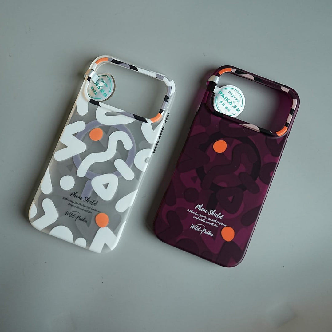 FRATO iPhone 17 Series Geometric Graffiti Case for iPhone 17 Series | Shockproof Magnetic Cover